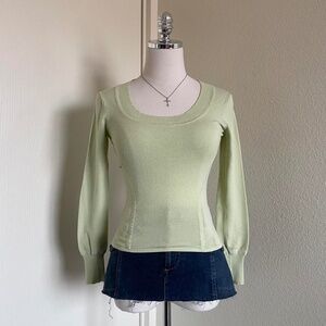 Long Sleeve Pastel Top